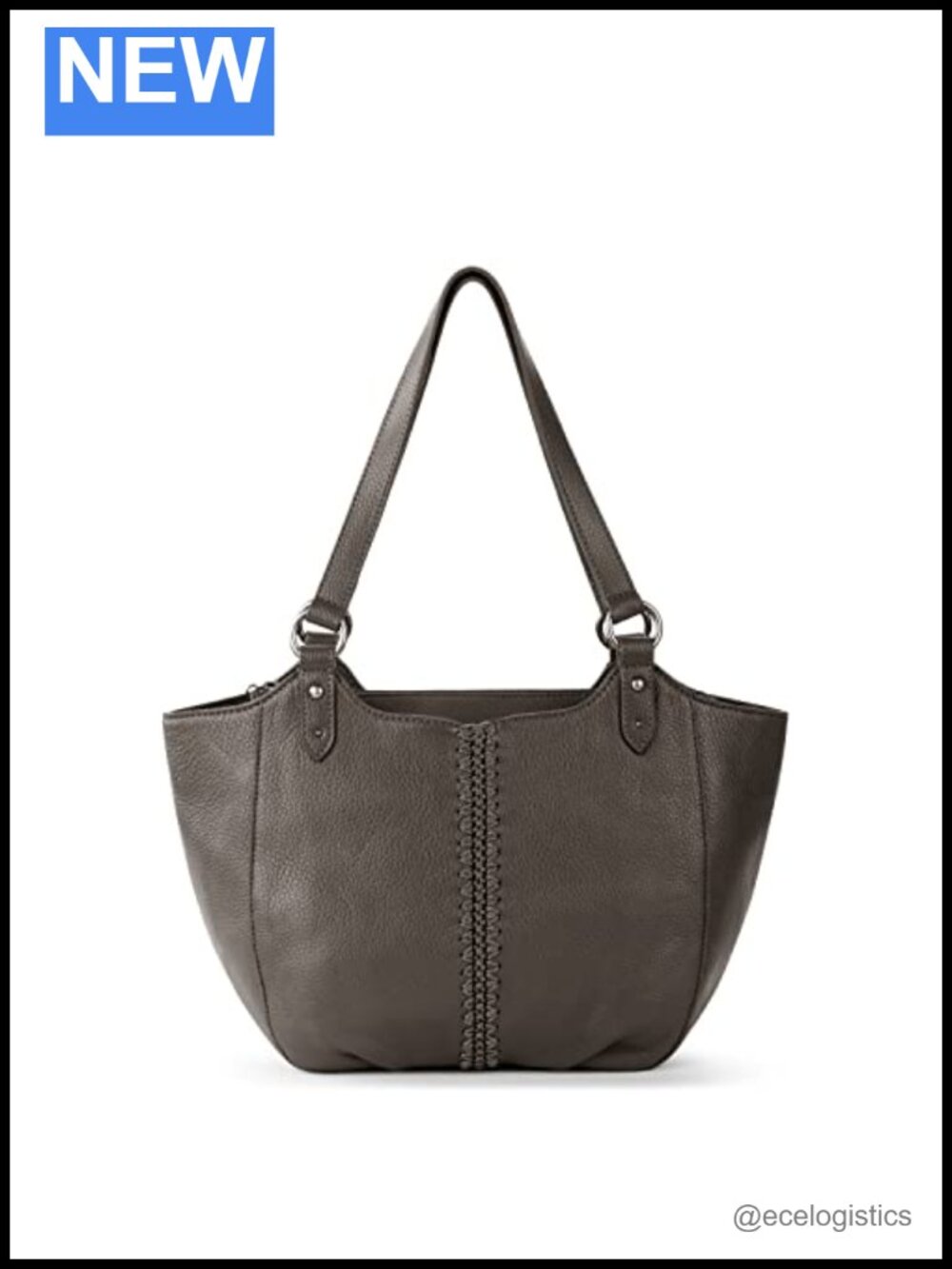 Leather Satchel Handbag with Pockets - Everyday Tote Purse